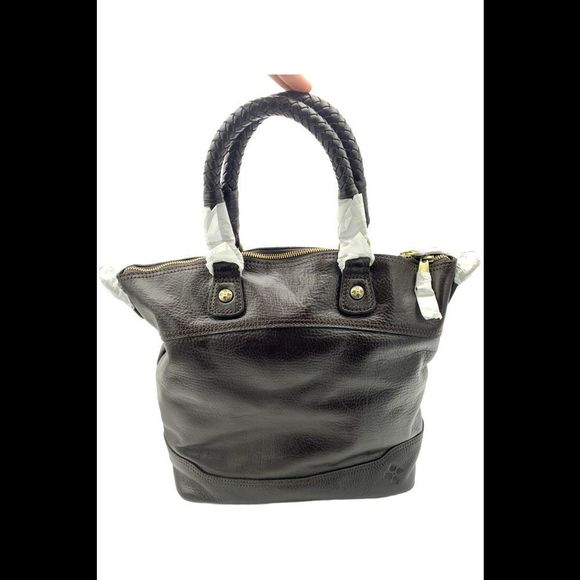 Patricia Nash Discovery Leather Large Aurelia Satchel...